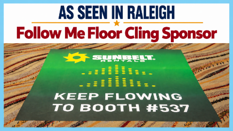 Picture of Follow Me Floor Cling Sponsorship